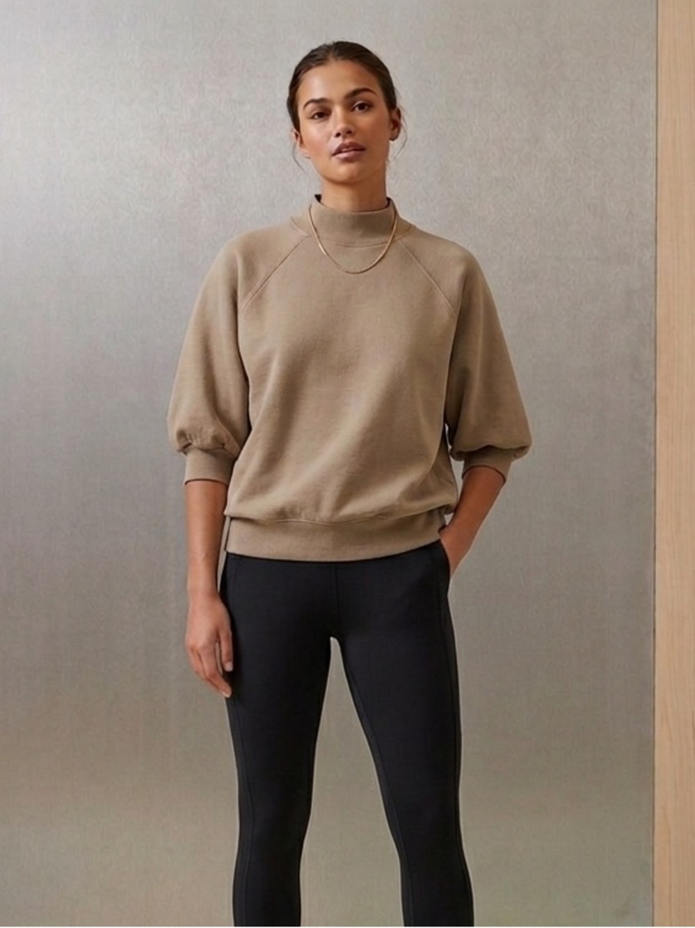 Essentials fear of god women’s Tan Sweater
